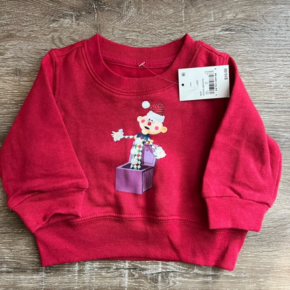 Rudolph The Red-Nosed Island of Misfit Toys Jack in Box Reindeer Sweatshirt NWT - Picture 1 of 2